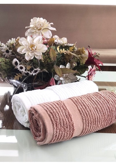 2.li Set Çeyizlik Premium Süper Soft Lüx Cotton 45x70cm. El Ve Yüz Havlusu %100 Pamuk Renkli