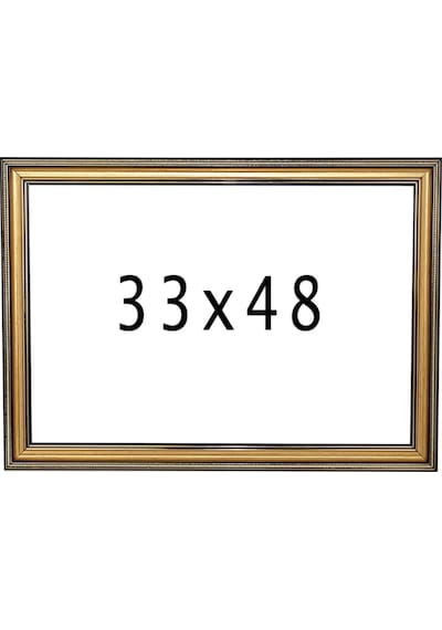 Avukatlık Ruhsatname Çerçevesi - 33x48cm Gold-siyah