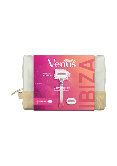 Gillette Venus Comfortglide Sugarberry + 2 Adet Yedek Başlık + Çanta