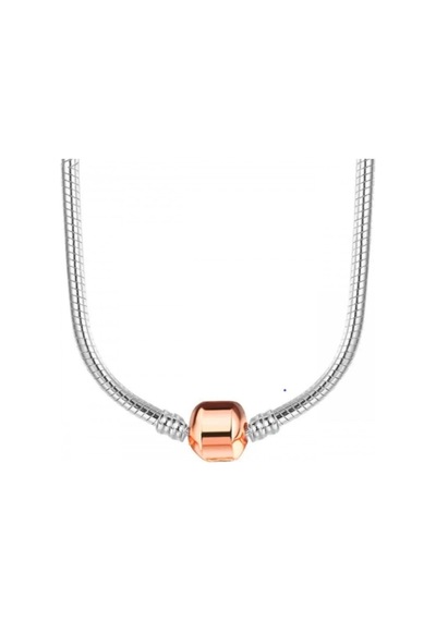 Lunarie Charm Uyumlu Yılan Zincir Kolye Kararmaz Çelik Gümüş 28847966