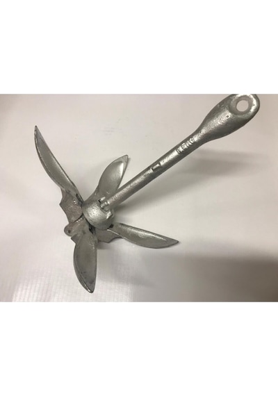 Galvaniz Şemsiye Çıpa Çapa Katlanır 1.5 Kg Boy 31cm Kanat 13 Cm