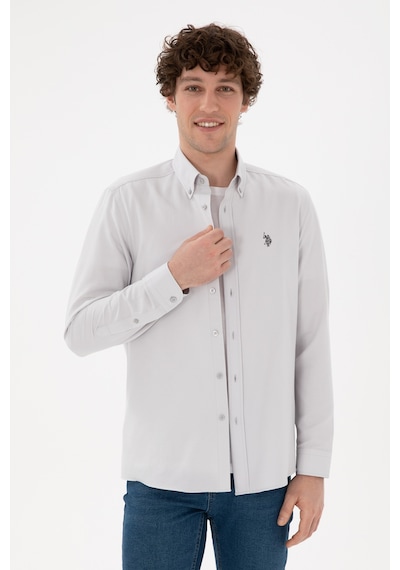 U.s. Polo Assn. Erkek Açık Gri Gömlek Basic 50306338-vr001 Acık Grı Açık Gri U.s. Polo Assn. Erkek Açık Gri Gömlek Basic 50306338-vr001 Acık Grı Açık Gri