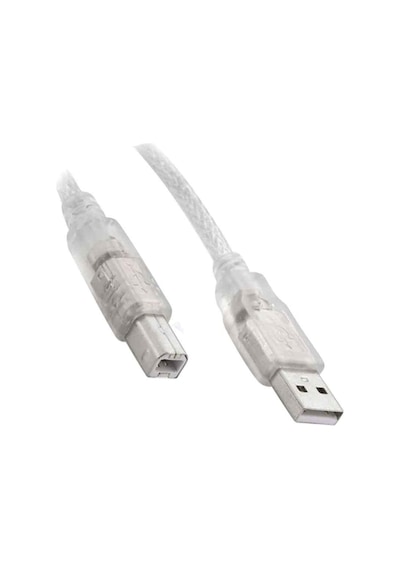 Usb Yazici Kablosu 5 Mt 2.0 Şeffaf Sl-U2005 Ac-Up05