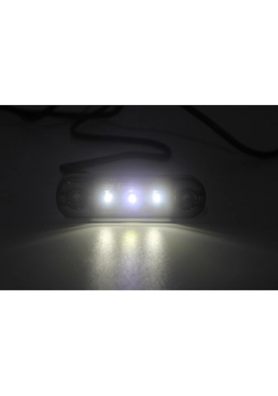 Ahmet Otomotiv 10 Adet Füme Dekoratif Yan Aydınlatma Led Lamba Beyaz 12volt-24volt