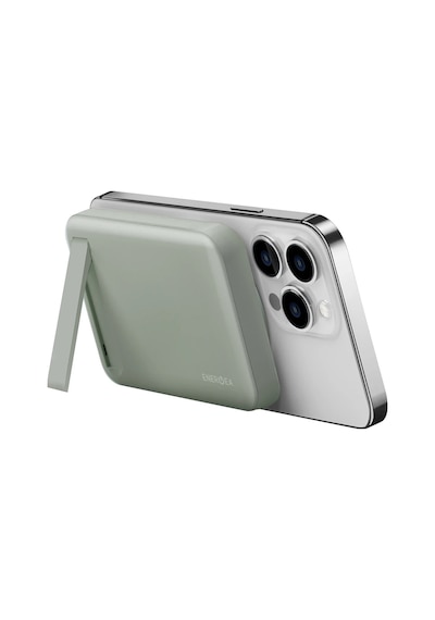 Magpac Mini 10.000 Mah 20w Type-c 15w Kablosuz Şarj - Stant Özellikli Magsafe Powerbank - Yeşil Yeşil
