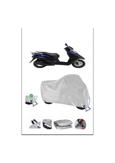 Haojue Hj125st Kilit Uyumlu Su Geçirmez Dayanıklı Motosiklet Brandası-gri