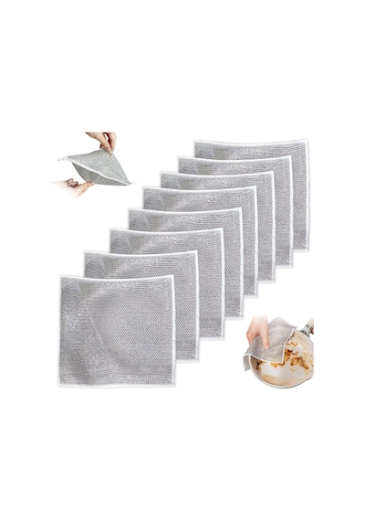 5'li Çizmez Tel Bulaşık Bezi Seti 20x20 Cm - Mutfak Ve Hassas Yüzeyler İçin 5 Adet Avantajlı Temizlik Bezi Belirtilmemiş 5'li Çizmez Tel Bulaşık Bezi Seti 20x20 Cm - Mutfak Ve Hassas Yüzeyler İçin 5 Adet Avantajlı Temizlik Bezi Belirtilmemiş