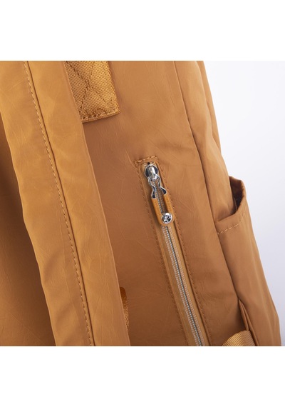 Nas Bag Unisex Sırt Ve El Çantası Büyük Boy Su Geçirmez Sırt Çantası 29x40 Cm Hardal