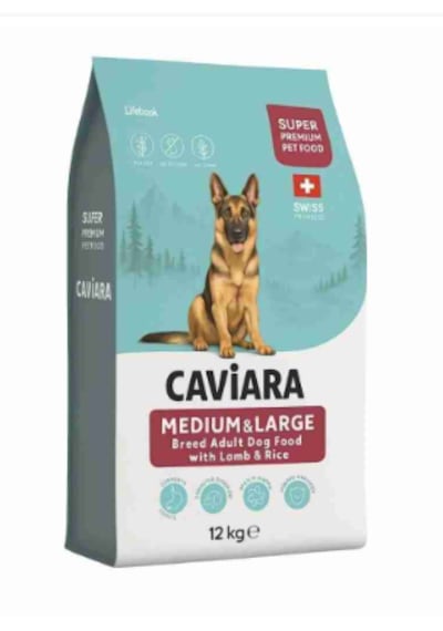 Caviara Kuzu Etli Ve Pirinçli Büyük Irk Yetişkin Köpek Maması 12 Kg