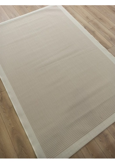 Çam Halı Sisal 9427 Krem / Bej Bordürlü Jüt Sisal Kilim
