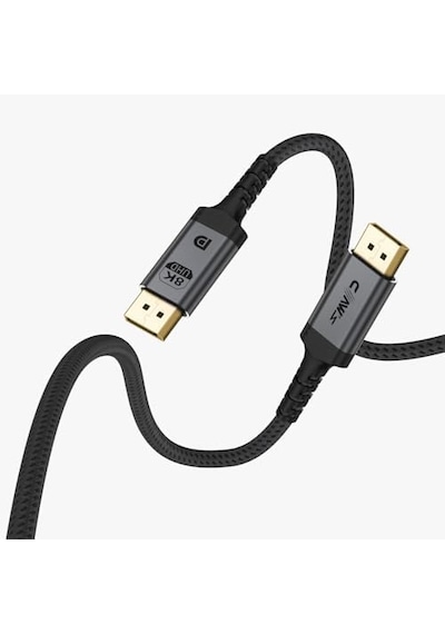 8k Uhd Displayport V1.4 32.4 Gbps / 24k /alüminyum Gövdeli 8k 60hz-4k 120hz-2k 240hz-fhd 240hz Destekli G-sync & Freesync 2 Metre Premium Displayport Kablo C-dpp-b1