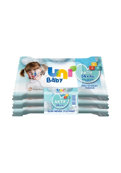 Uni Baby Aktif Cep Mendili 3X15