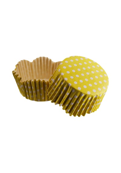 Cupcake Kalıbı Pet Kapsül Dalgalı Kek Kalıbı 65X38 Mm 100 Adet N11.1100