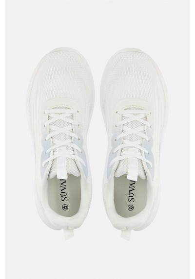 Süvari Beyaz Sneakers Ayakkabı-38718 Beyaz