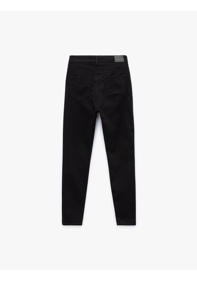 Koton Yüksek Bel Dar Kesim Dar Paça Toparlayıcı Jean Pantolon - Skinny Push Up Fit Jean Siyah 5wal40015md Siyah Koton Yüksek Bel Dar Kesim Dar Paça Toparlayıcı Jean Pantolon - Skinny Push Up Fit Jean Siyah 5wal40015md Siyah
