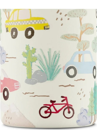 Kids Bottle Adventure Friend Pipetli Paslanmaz Çelik Çocuk Su Matarası 500 Ml Renkli