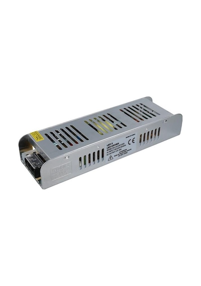 Ledx Aln-m1220s 12 Volt 20 Amper 240 Watt Slim Metal Kasa Adaptör 225x65x38mm Diğer