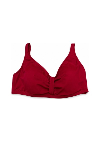 Büyük Beden Luplu Toparlayıcı Sabit Pedli Ayarlanabilir Askılı Kadın Bikini Üstü Kırmızı Büyük Beden Luplu Toparlayıcı Sabit Pedli Ayarlanabilir Askılı Kadın Bikini Üstü Kırmızı