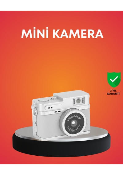 Taşınabilir Cep Boy Dijital Kamera Led Işıklı 1080p Video Çekim