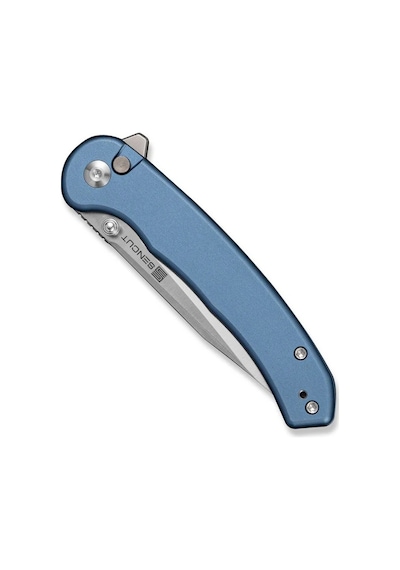 Sencut Ingot Blue Aluminum Handle Satin Finished D2 Blade Çakı Mavi