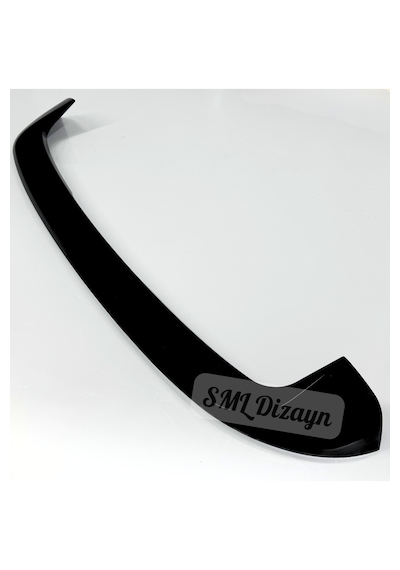 Bmw 1 Serisi F20 2012-2019 Uyumlu Bagaj Üstü Tavan Spoiler - Parlak Siyah Piano Black Plastik