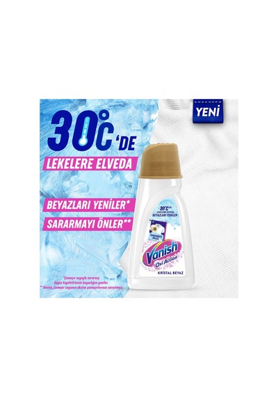 Vanish Oxi Action Deterjan Güçlendirici ve Leke Çıkarıcı Sıvı Renkliler 2000 ML+ Beyaz 2000 ml