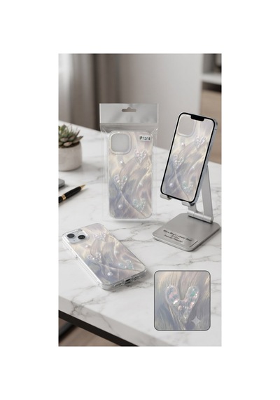 Ip 1314 Wave Heart Luxury Case - İncili Ve Detaylı Bksft45-25f1c8