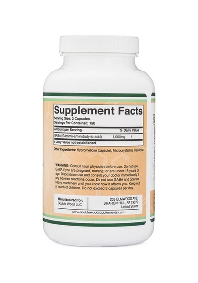 Gaba 1000 Mg 300 Capsul. Usa Version