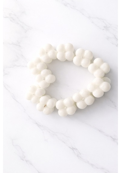 Beyaz Mini Bubble Mum 12 Adet Dekoratif Set Sevgiliye, Doğum Günü, Düğün & Kına Sürprizi Beyaz - 855749873 Beyaz