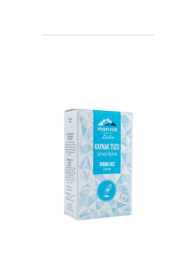 Mayi Tuz Sofrada Öğütme Doğal Kaynak Tuzu Silindir Kutu 500 G