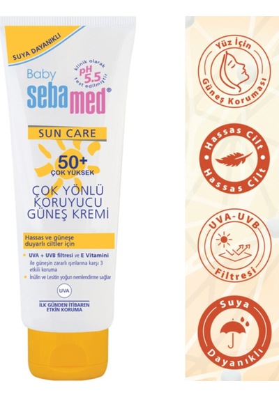 Sebamed 2 Adet Bebek Güneş Kremi Spf50+ 75 Ml