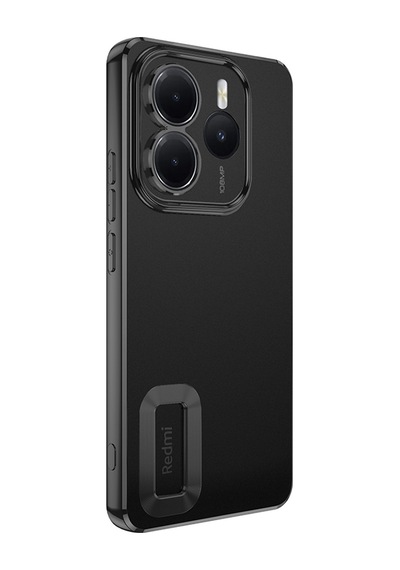 Xiaomi Redmi Note 14 5g Kılıf Kamera Lens Korumalı Logo Gösteren İnce Hafif Pazarplus Gümüş