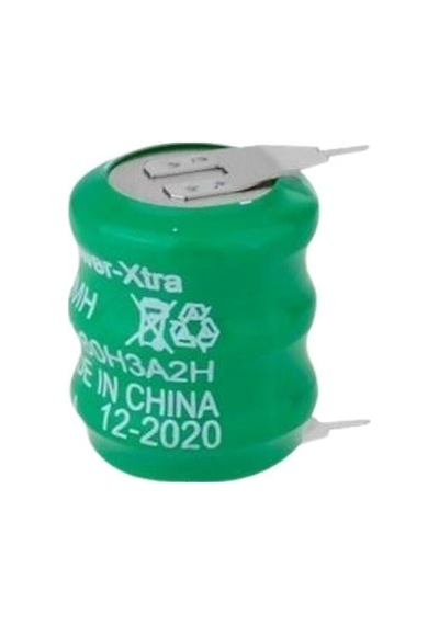 Power-xtra 3s1p - 3.6v 80 Mah Ni-mh Şarjlı Buton Pil - 2 Pinli