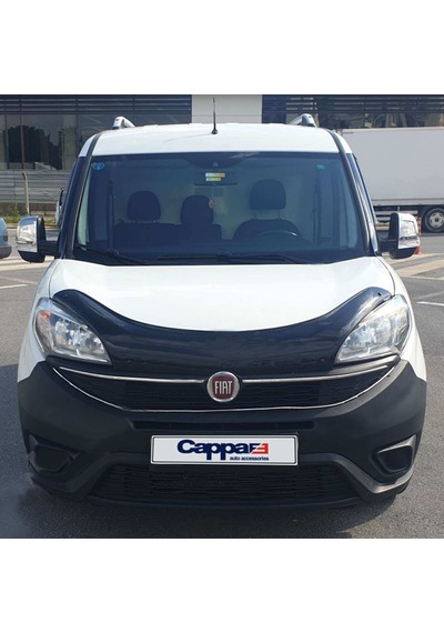 Cappafe Fiat Doblo Ön Kaput Koruyucu Rüzgarlık 4Mm Abs 2015-›