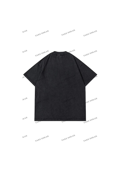 Startmore Unisex Cage Y2k Tshirt Siyah