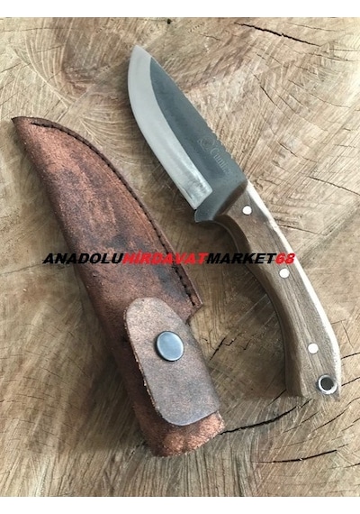 El Yapımı Bıçak Çakı Avcı Kampçı Bıçagı Karbon Çelik Bıçak