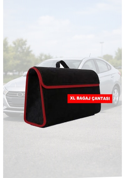 Lada 2107 Uyumlu Bagaj Çantası Koltuk Yastığı Siyah Renk Lüks Model