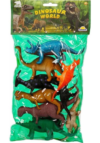 Oyuncak Hayvan Dinozor 9 Parça Set Trex