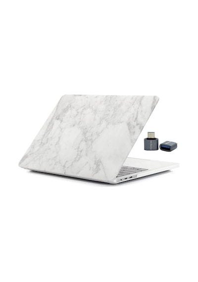 McStorey Apple Uyumlu MacBook Pro Kılıf 13inç M1-m2, Mermer Type-c Model A2338 A2289 A2251 A1706-08 A1989 A2159 İle Sarı