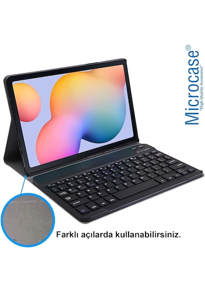 Honor Pad X8b 11'' Tablet Uyumlu Bluetooth Klavyeli Standlı Kılıf - Bkk4 Kapaklı Kılıf