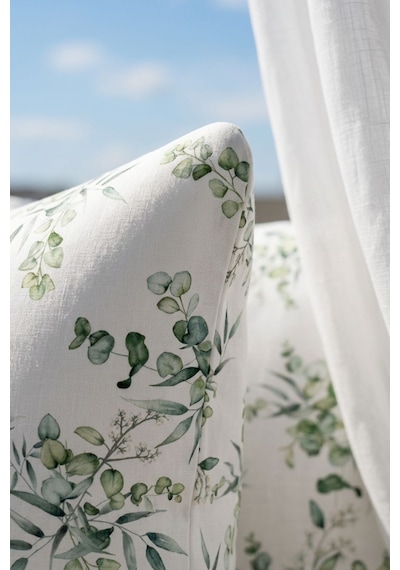 Cotton Collection Ranforce 2'li Yastık Kılıfı Olıve Garden Çok Renkli