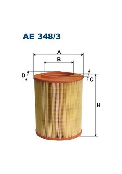Fıltron Ae348.3-99 Hava Filtresi Alfa Romeo 159-159 Sportwagon 1.9 Jts 16v 160hp 05-08 C18003 55183562