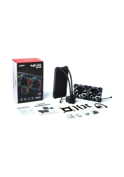 Dark Dkccw246 Aquaforce W246 240mm Fixed Rgb Ledli Sıvı Soğutma