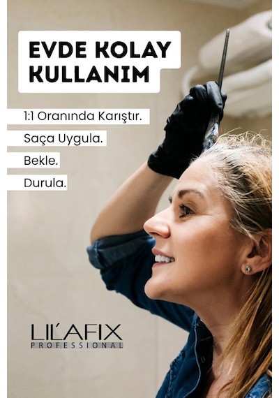 Lilafix 2+2 Saç Boyası Ve Oksidanlı Avantajlı Set - 3/0 Koyu Kahve