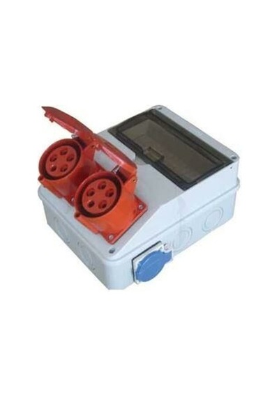 Işıldar 2220 2 Adet 5x16 Trifaze 2 Adet 1x16 Monofaze Kombinasyon Kutusu