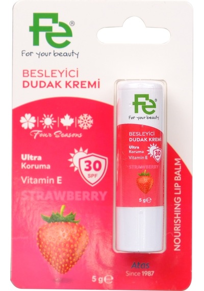 Fe Lip Balm Çilekli E Vitaminli