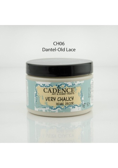 Very Chalky Home Decor Mobilya Boyası 150 Ml. 06 Dantel Karışık, Çok Renkli