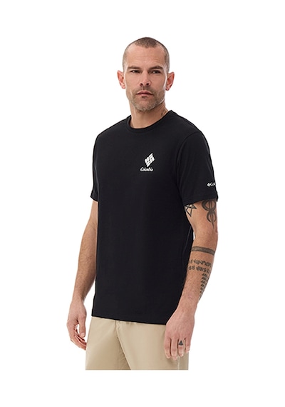 Columbia Csc M Stacked Gem Ss Tee Erkek Kısa Kollu Tişört Cs0481 Siyah