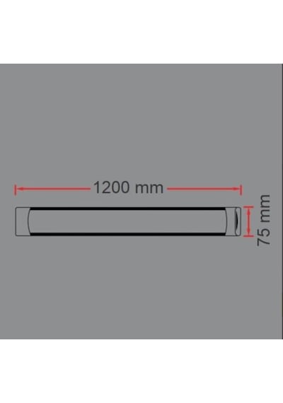 24v Yatay Bant Armatür 36w 120cm Gün Işığı 24 Volt Karavan Tekne