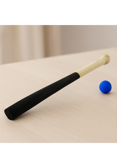 Ahşap Beyzbol Sopası 65 Cm Boyalı Çok Renkli